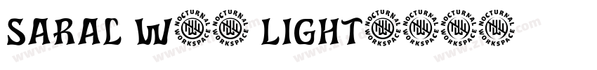 Saral W60 Light字体转换